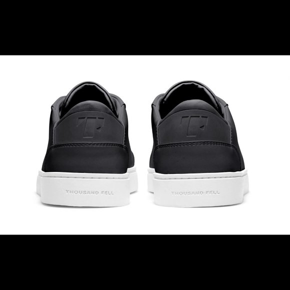 Thousand Fell Men's Lace Up Shoes in Black - ZERO WASTE SNEAKERS - Picture 5 of 10